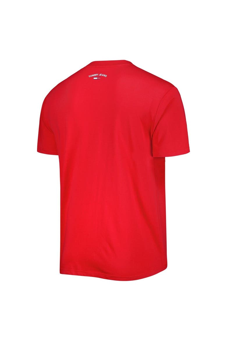 Men's Tommy Jeans Red LA Clippers Mel Varsity T-Shirt, Alternate, color, Red