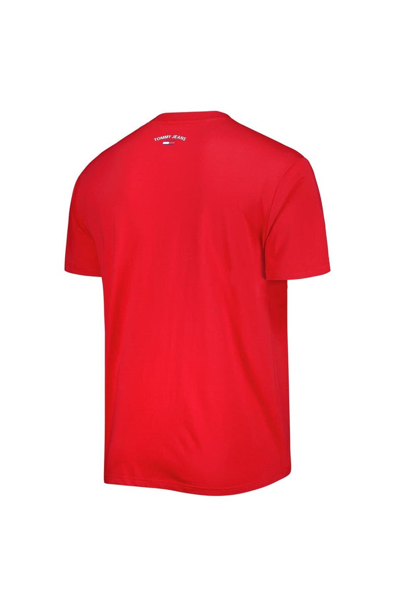 TOMMY JEANS Men's Tommy Jeans Red LA Clippers Mel Varsity T-Shirt, Alternate, color, Red