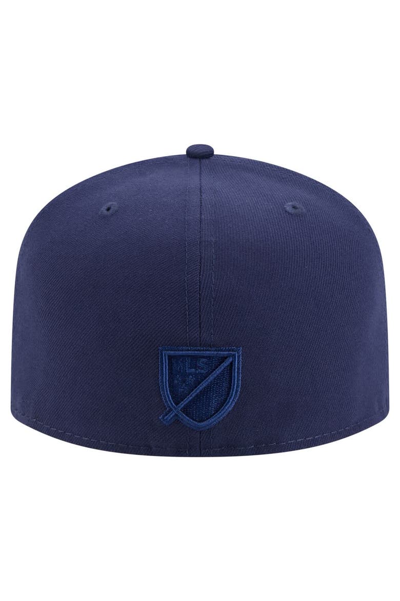 Men's New Era Navy St. Louis City SC Color Pack A-Frame 59FIFTY Fitted Hat, Alternate, color, Navy