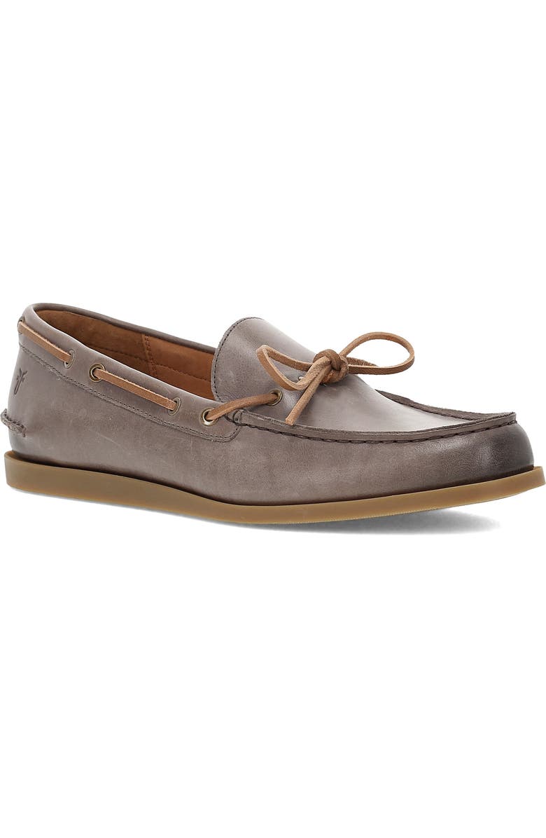 Frye Mason Boat Shoe, Main, color, Steel