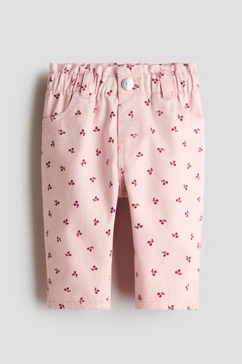 Printed Twill Trousers