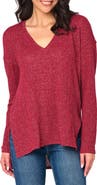 GIBSONLOOK V-Neck High-Low Tunic