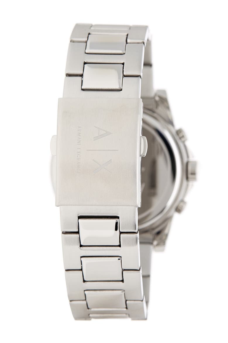 Men's Outerbanks Chronograph Bracelet Watch, 45mm, Alternate, color, SILVER