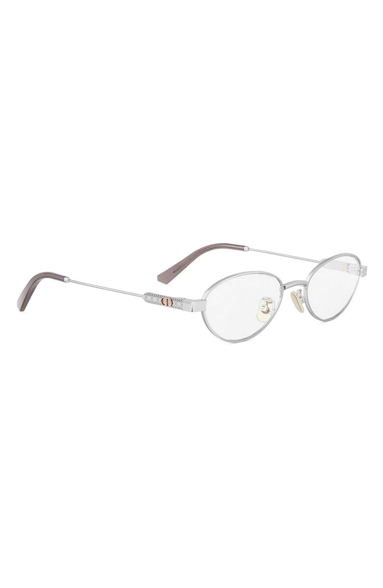 DIOR Cannageo B3U 51mm Oval Glasses, Alternate, color, 