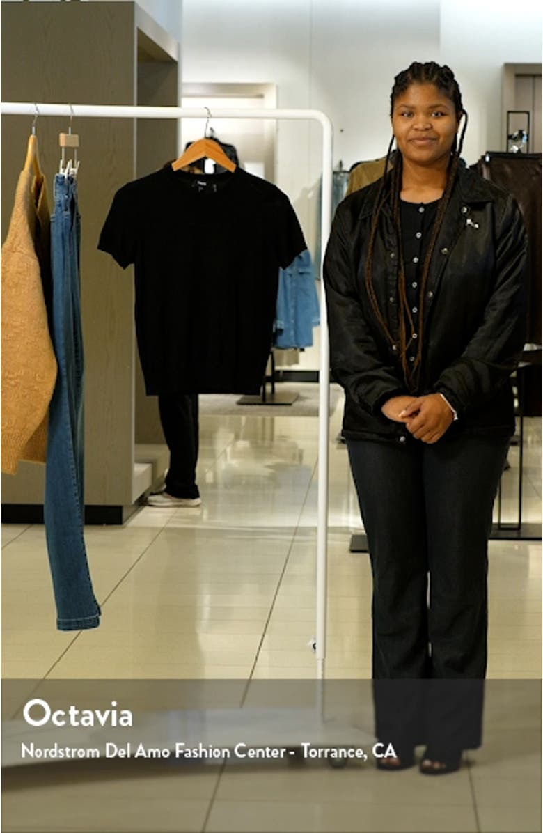 P Regal Short Sleeve Wool Blend Sweater, sales video thumbnail