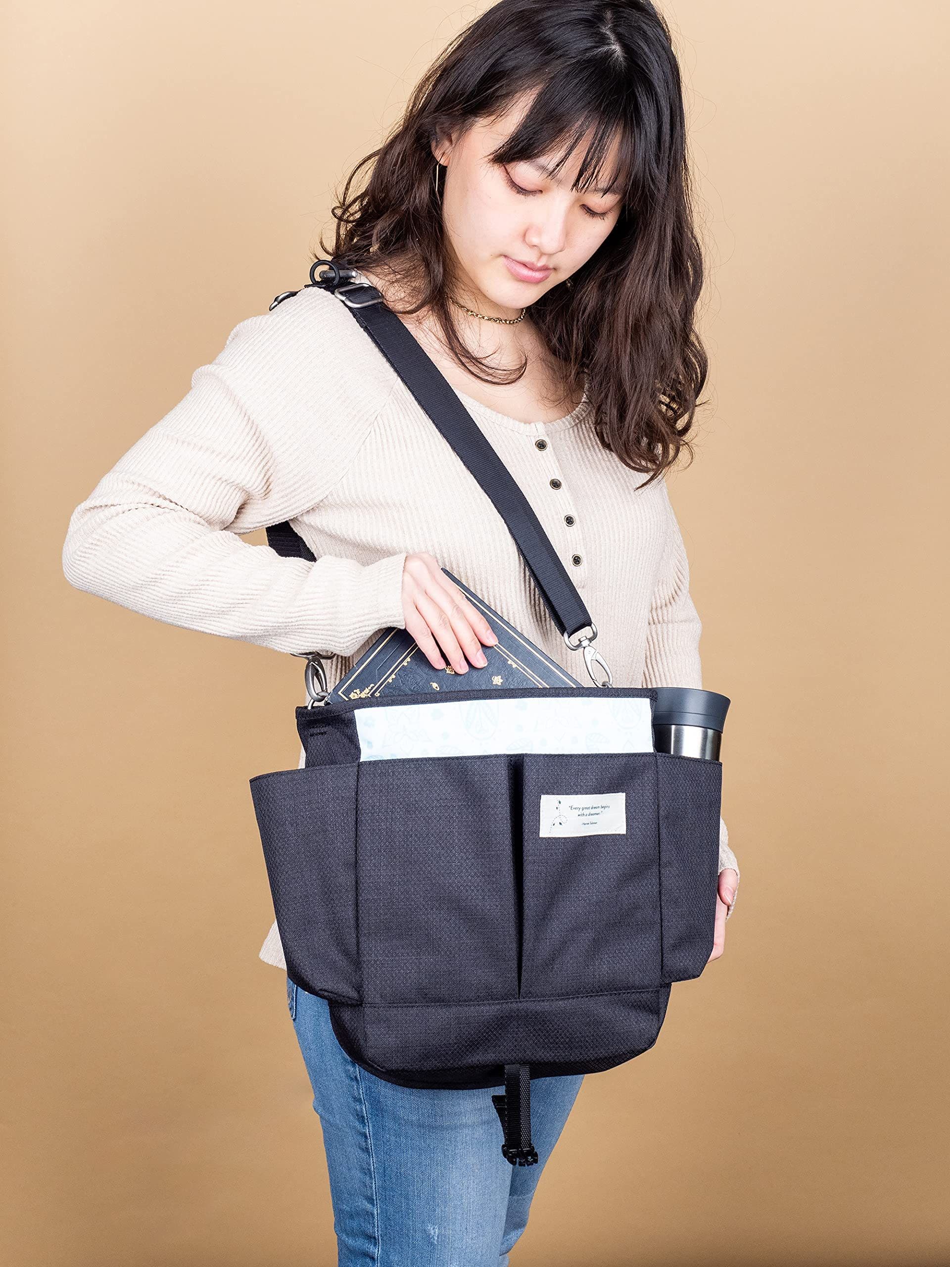 HAIKU To Go Convertible 2.0 Backpack, Alternate, color, Black In Bloom