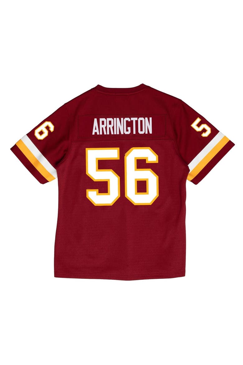 Men's Mitchell & Ness LaVar Arrington Burgundy Washington Commanders 2001 Legacy Throwback Replica Jersey, Alternate, color, Burgundy