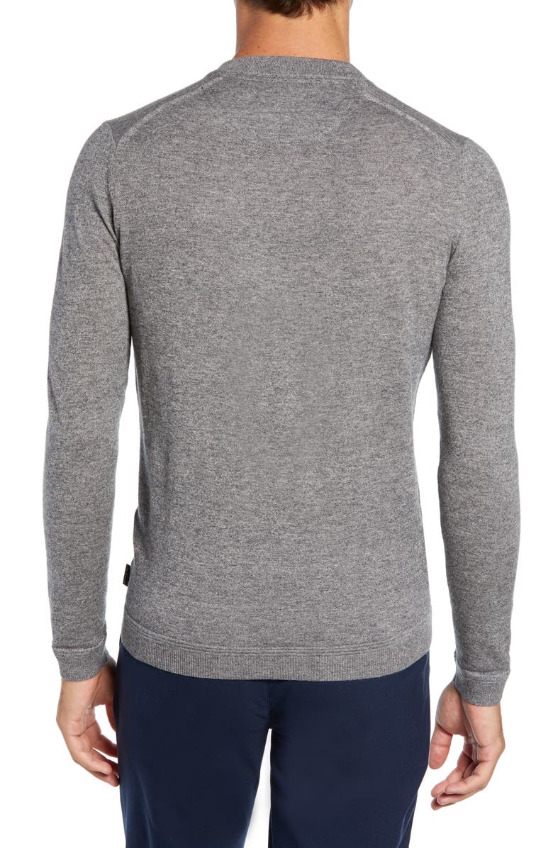Ted Baker London Noel Slim Fit V-Neck Wool Blend Sweater, Alternate, color, 