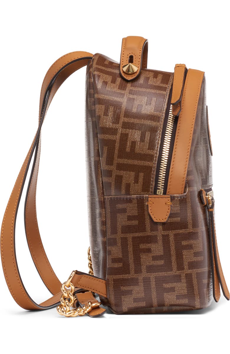 Fendi Mini Logo Backpack, Alternate, color,