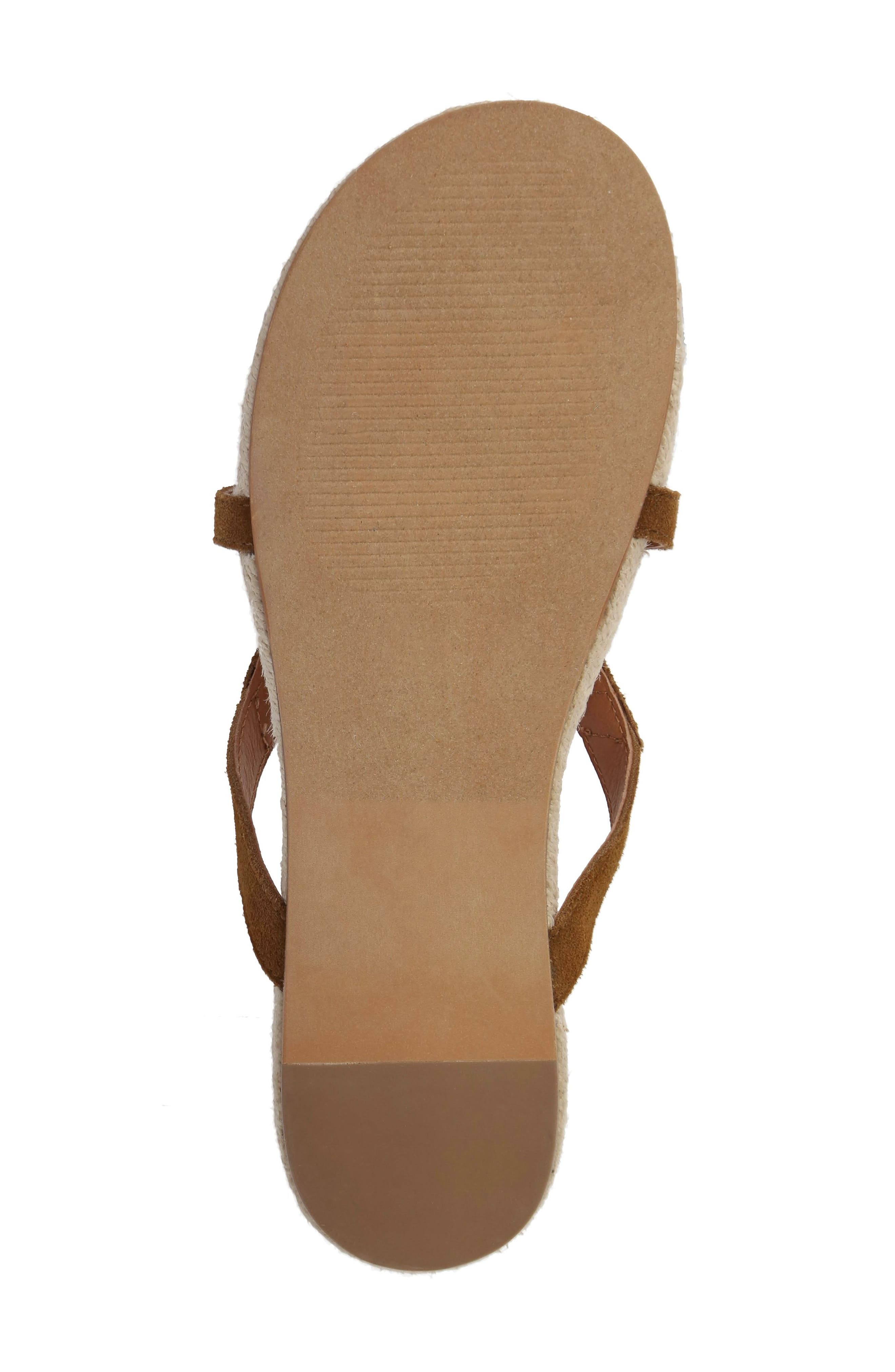 MIA Limited Edition Athina Flip Flop, Alternate, color, Cognac/ Turquoise Beads