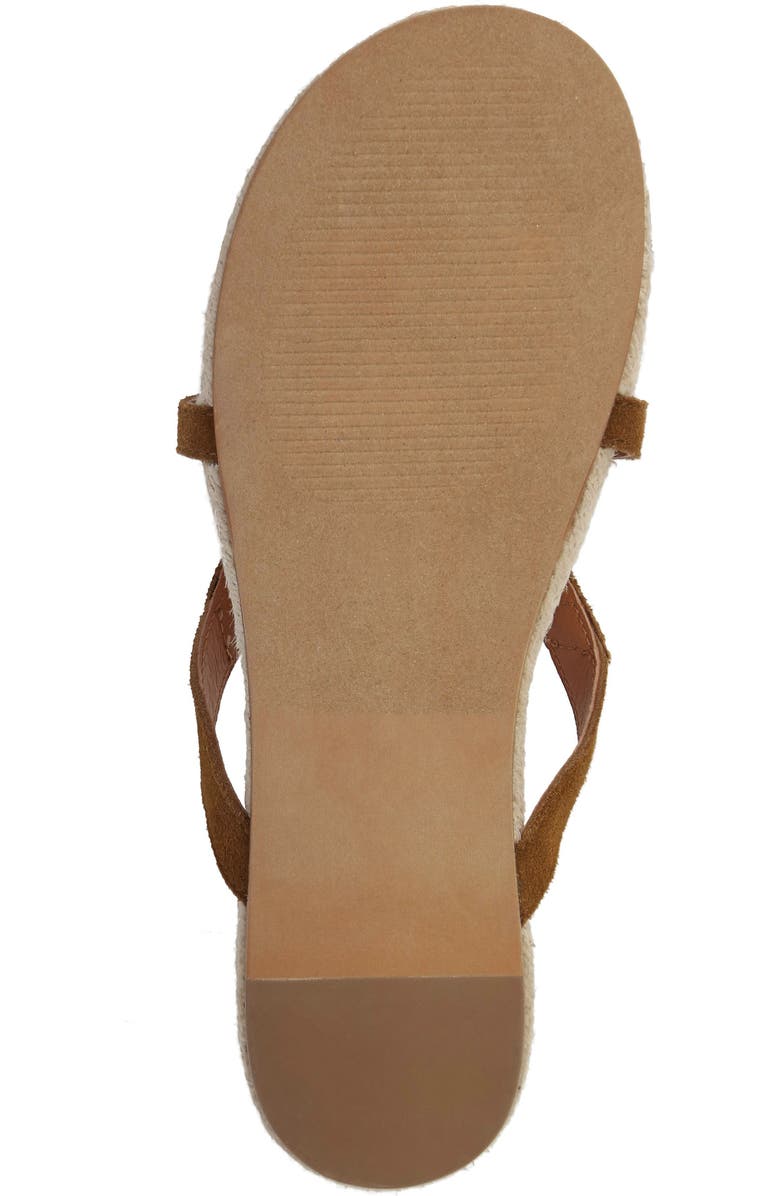 MIA Limited Edition Athina Flip Flop, Alternate, color, Cognac/ Turquoise Beads