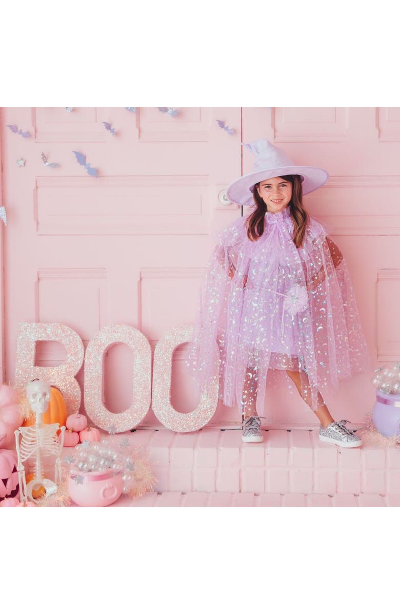 Sweet Wink Girly Witch Dress Up Kit, Alternate, color, Lilac