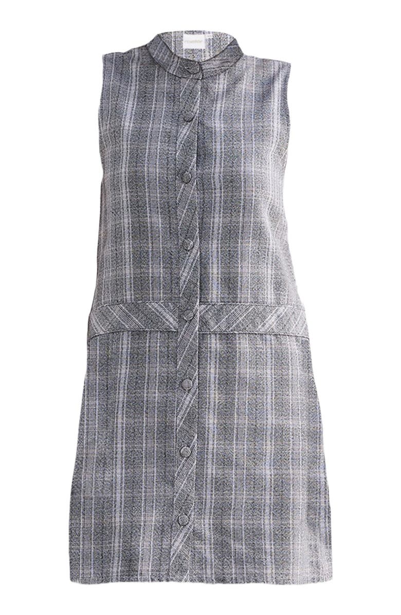 Reistor The Cotton Tweed Shift Dress, Alternate, color, Steel Breeze