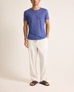 Orlebar Brown Ob T Linen Tailored Fit Crewneck T-Shirt