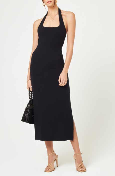 LSPACE London Halter Midi Dress