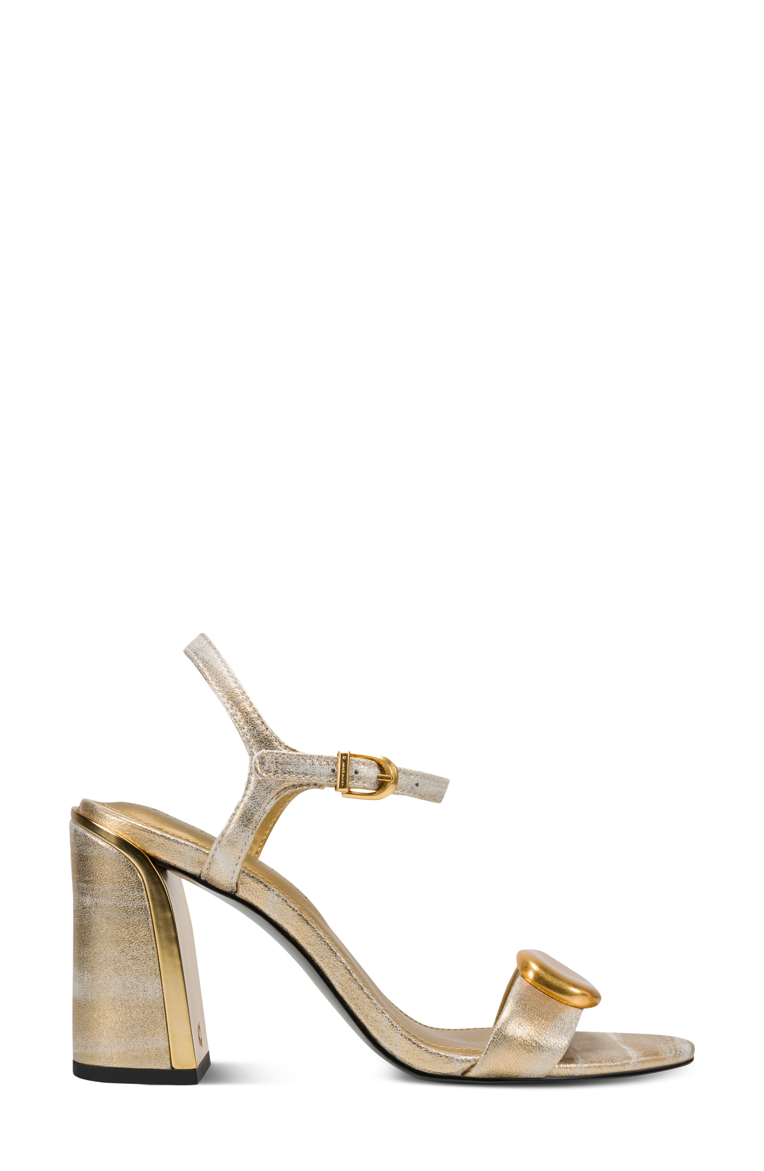 Seraphina Ankle Strap Sandal, Alternate, color, IVORY/ GOLD