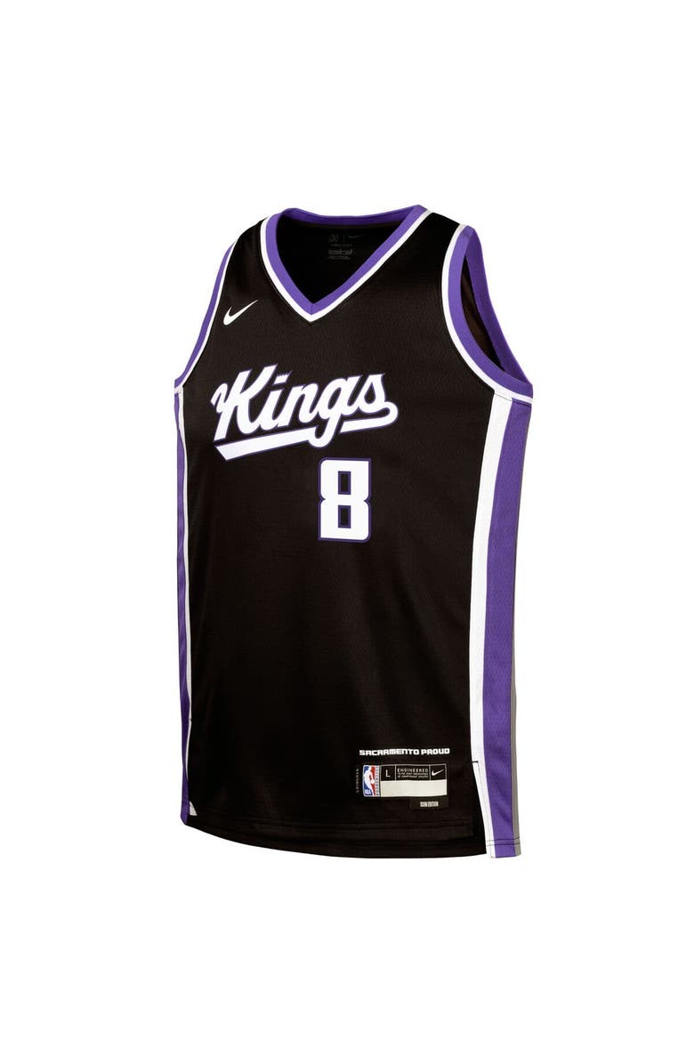 Nike Youth Nike Zach LaVine Black Sacramento Kings Swingman Jersey - Icon Edition, Alternate, color, Black