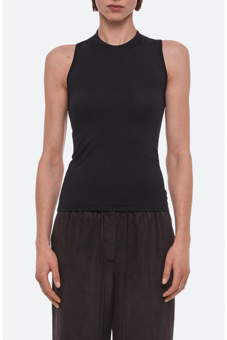 Asymmetrical Cutout Tank, Main, color, BLACK