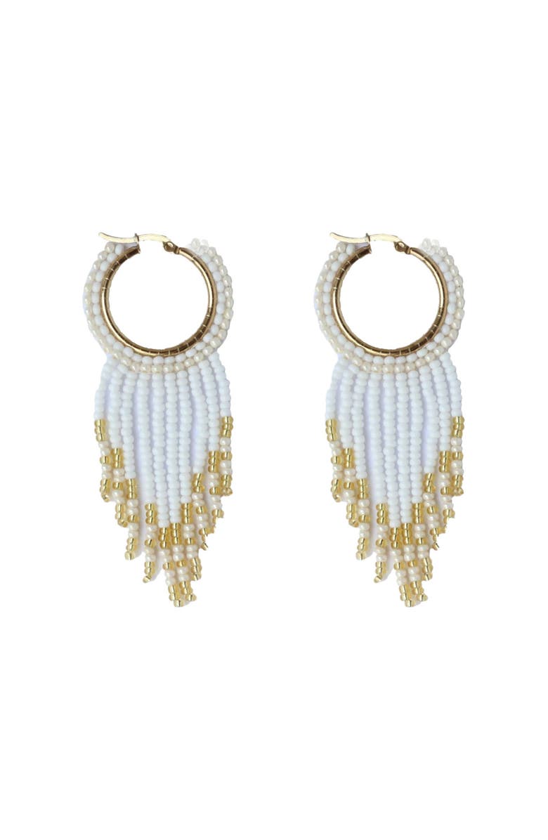 Fosterie Riesling Fringe Embera Earrings, Main, color, Gold