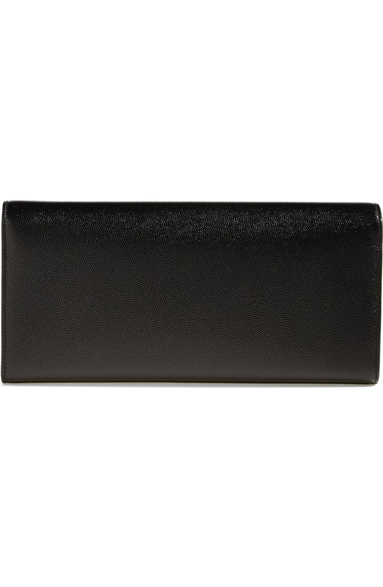 Saint Laurent 'Monogram' Leather Clutch, Alternate, color,