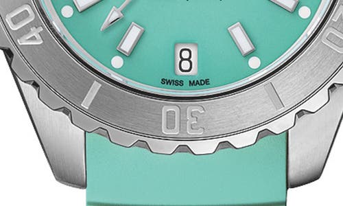 Balmain Watches Ophrys Rubber Strap Watch, 34.5mm In Green