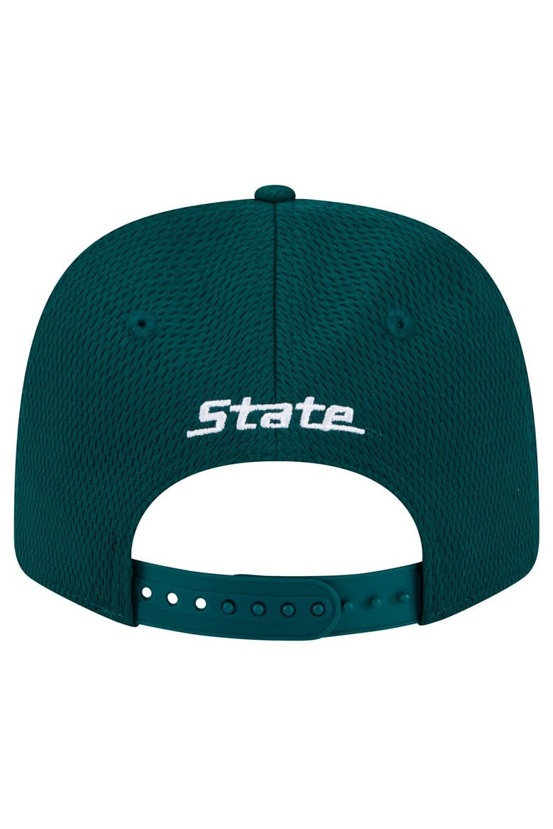 Men's New Era Forest Green Michigan State Spartans COOLERA 9SEVENTY Rope Stretch-Snap Hat, Alternate, color, Forest Green