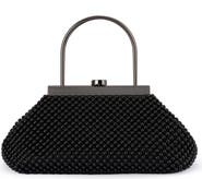 Olga Berg Mimi Ball Mesh Frame Bag