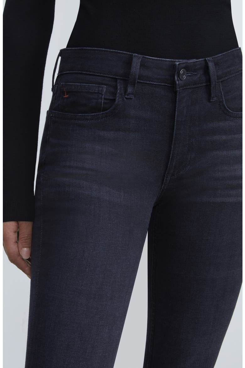 Mercer Kick Flare Jeans, Alternate, color, WASHED ONYX