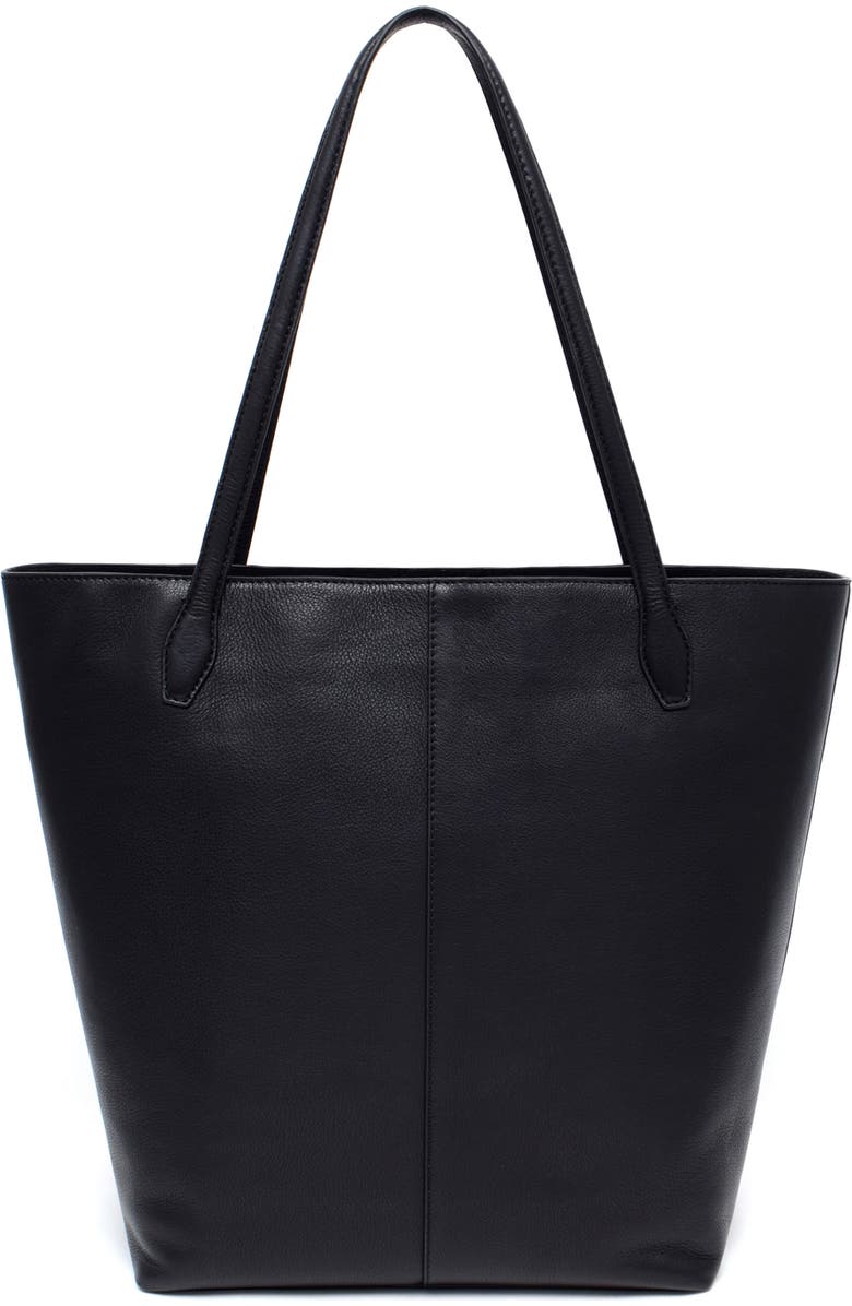 Thacker Large Asher Leather Tote, Alternate, color, Black