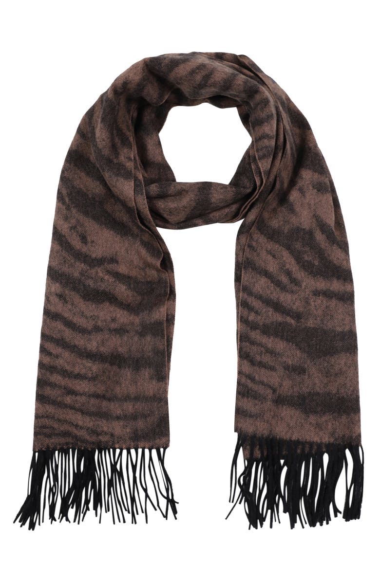 AllSaints Tigera Wool Oblong Scarf, Main, color,