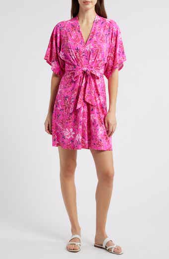 Lilly Pulitzer® Wisteria Floral Tie Front Dress