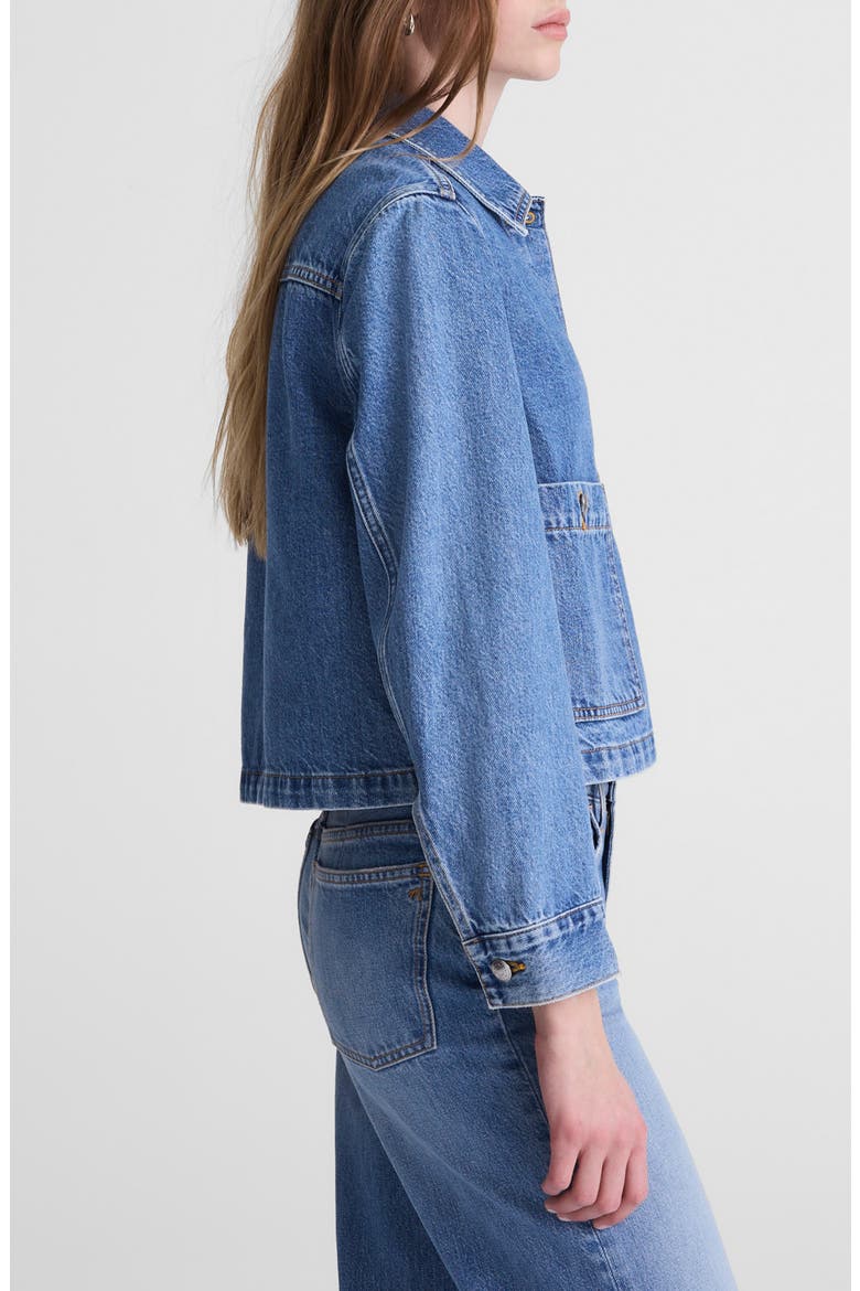 Denim Chore Jacket, Alternate, color, MIDVALE WASH