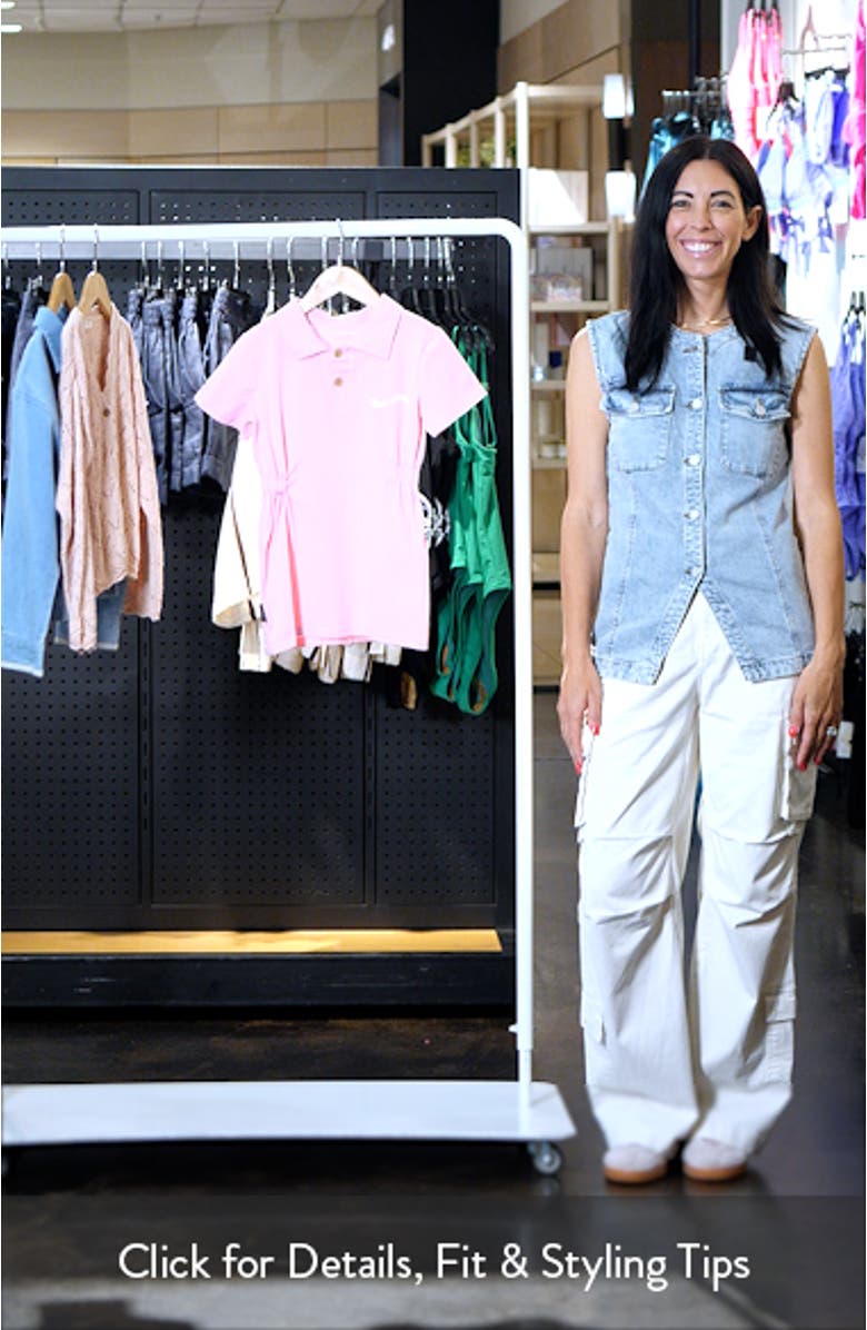 Kids' Ciao Cotton Graphic Polo Dress, sales video thumbnail