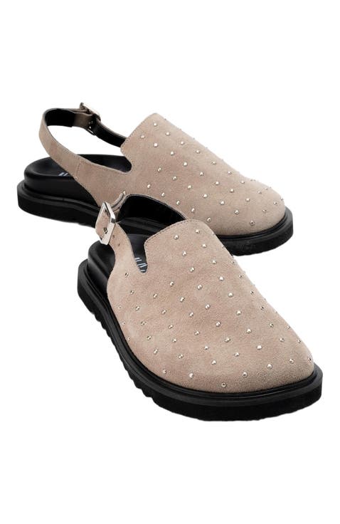 Our Leather Studded Clogs (Women)