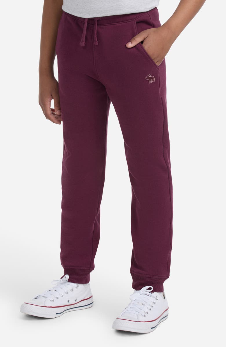 abercrombie kids Kids' Essential Fleece Joggers, Alternate, color, Fig