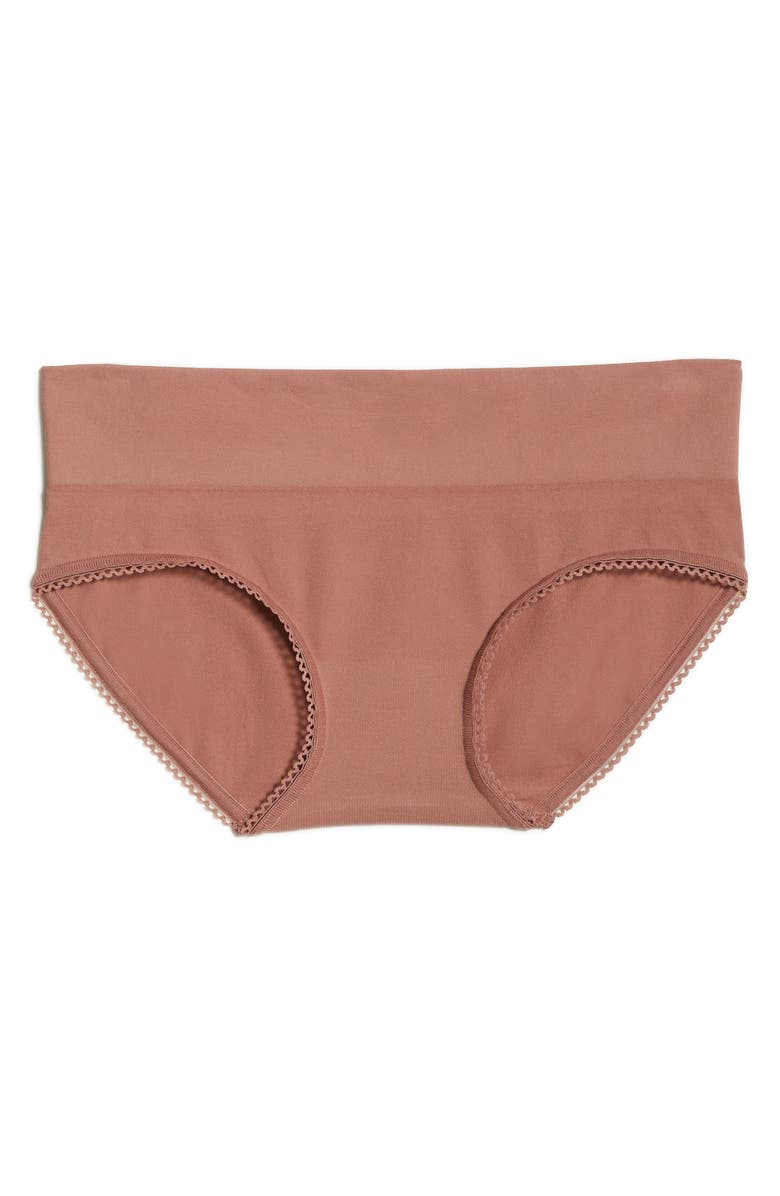 Wacoal Feeling Flexible Hipster Briefs, Alternate, color, Burlwood