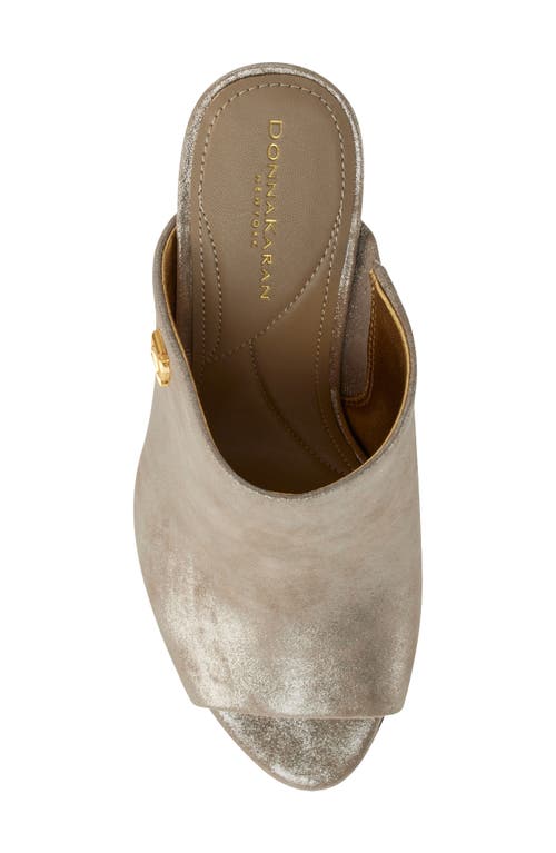 Donna Karan New York Donna Slide Sandal In Cloud/silver