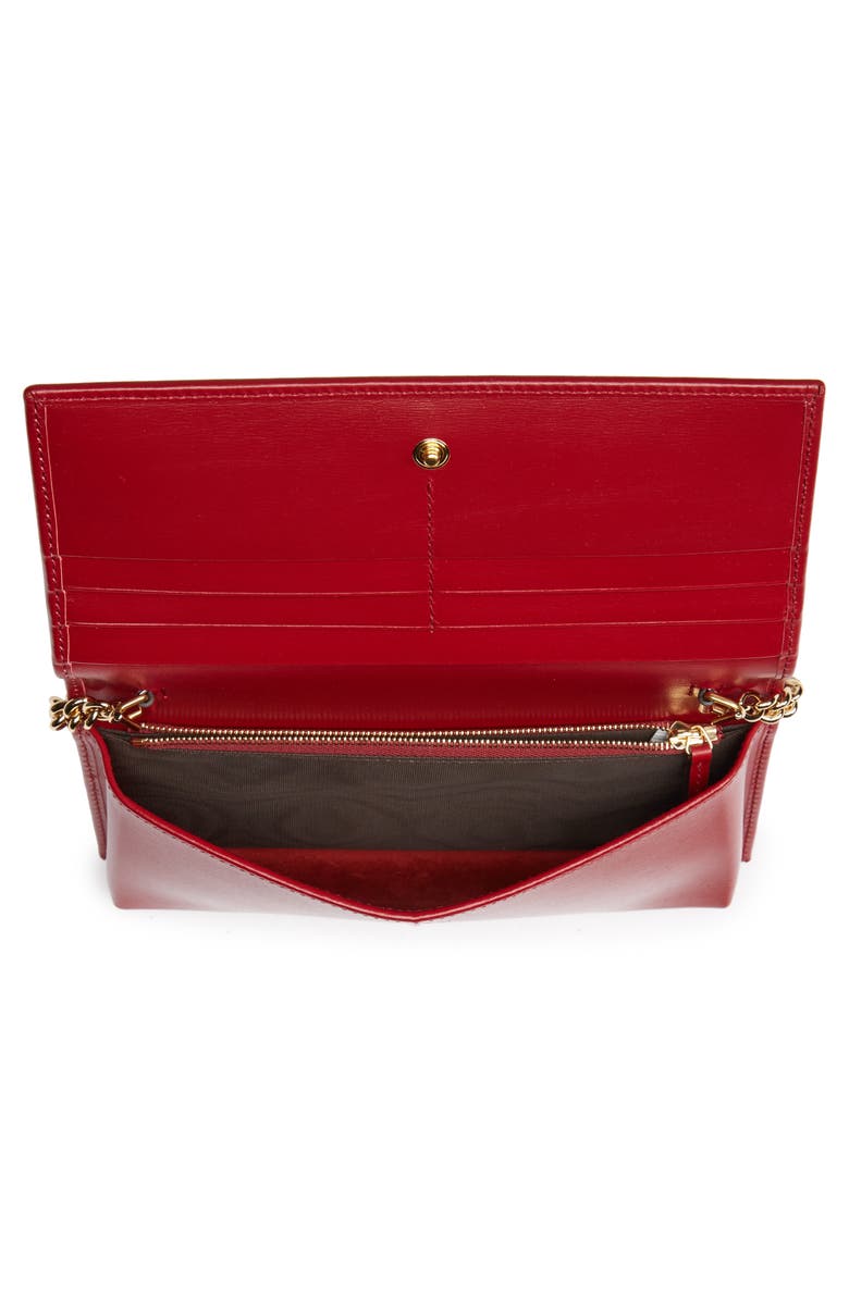 Gucci 1955 Horsebit Leather Wallet on a Chain, Alternate, color,