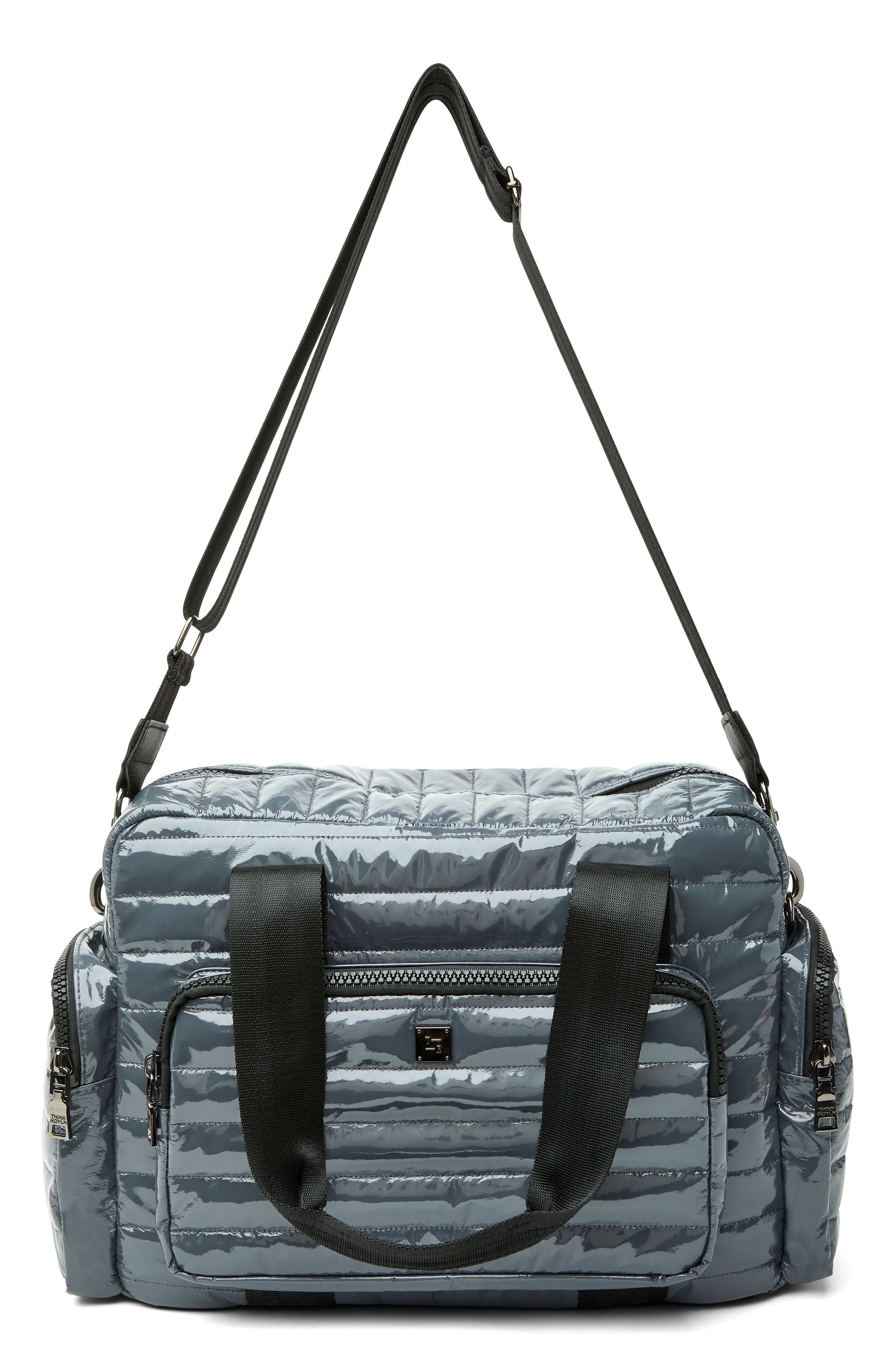 THINK ROYLN Voyager Travel Bag, Alternate, color, Carbon Patent