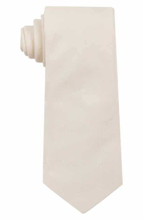 CONSTRUCT Dot Print Satin Tie