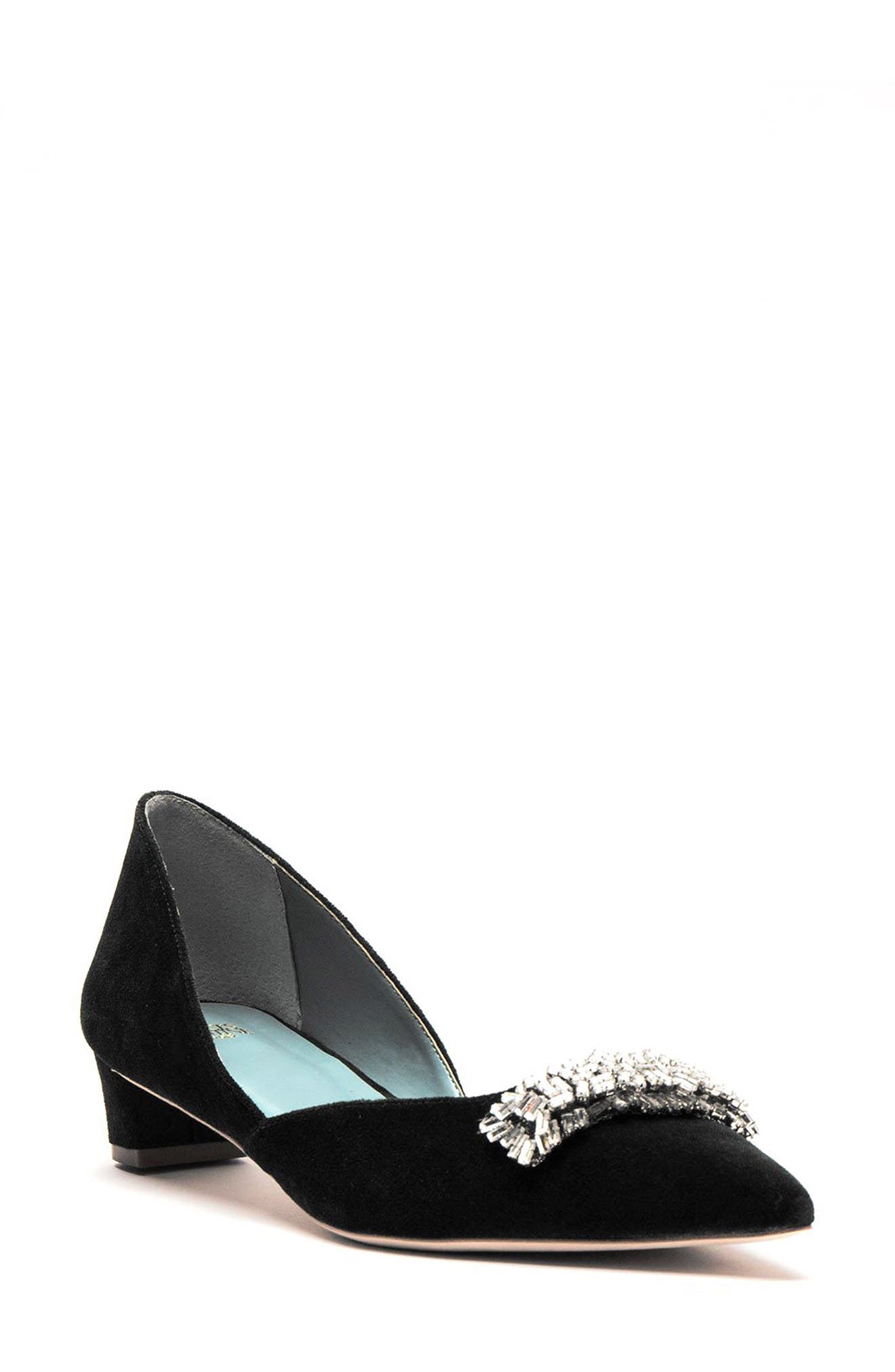 Frances Valentine Paula d'Orsay Pump, Main, color, Black