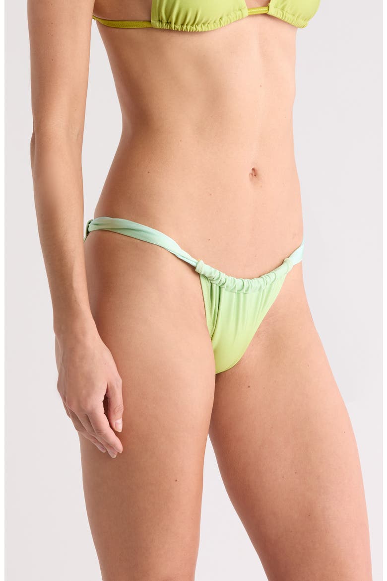 Ellery Bikini Bottoms, Alternate, color, SKY / CHARTREUSE OMBRE