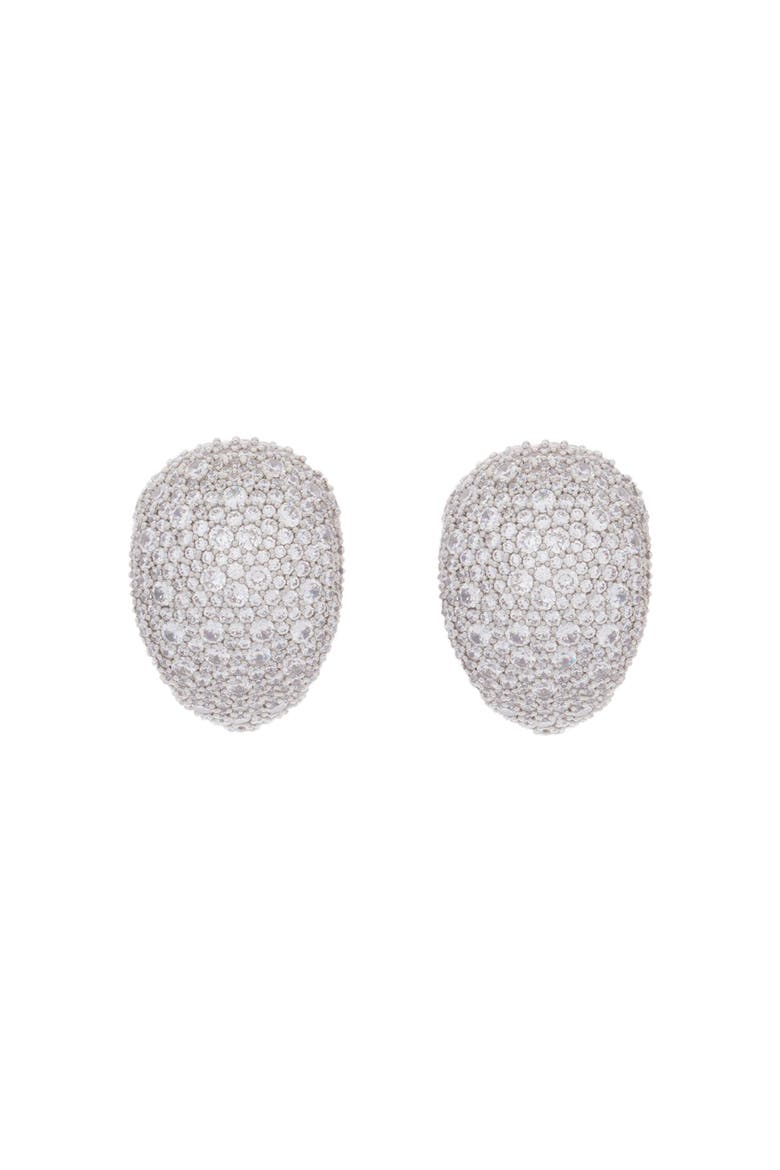 Haute Séquence Rhinestone Earrings, Main, color, SILVER/CRYSTAL