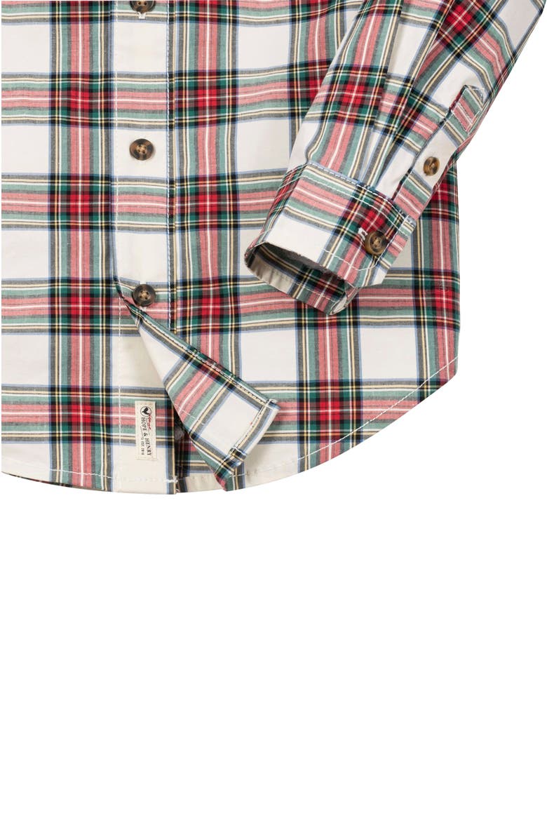 Hope & Henry Baby Boys' Stretch Poplin Button Down Shirt, Infant, Alternate, color,