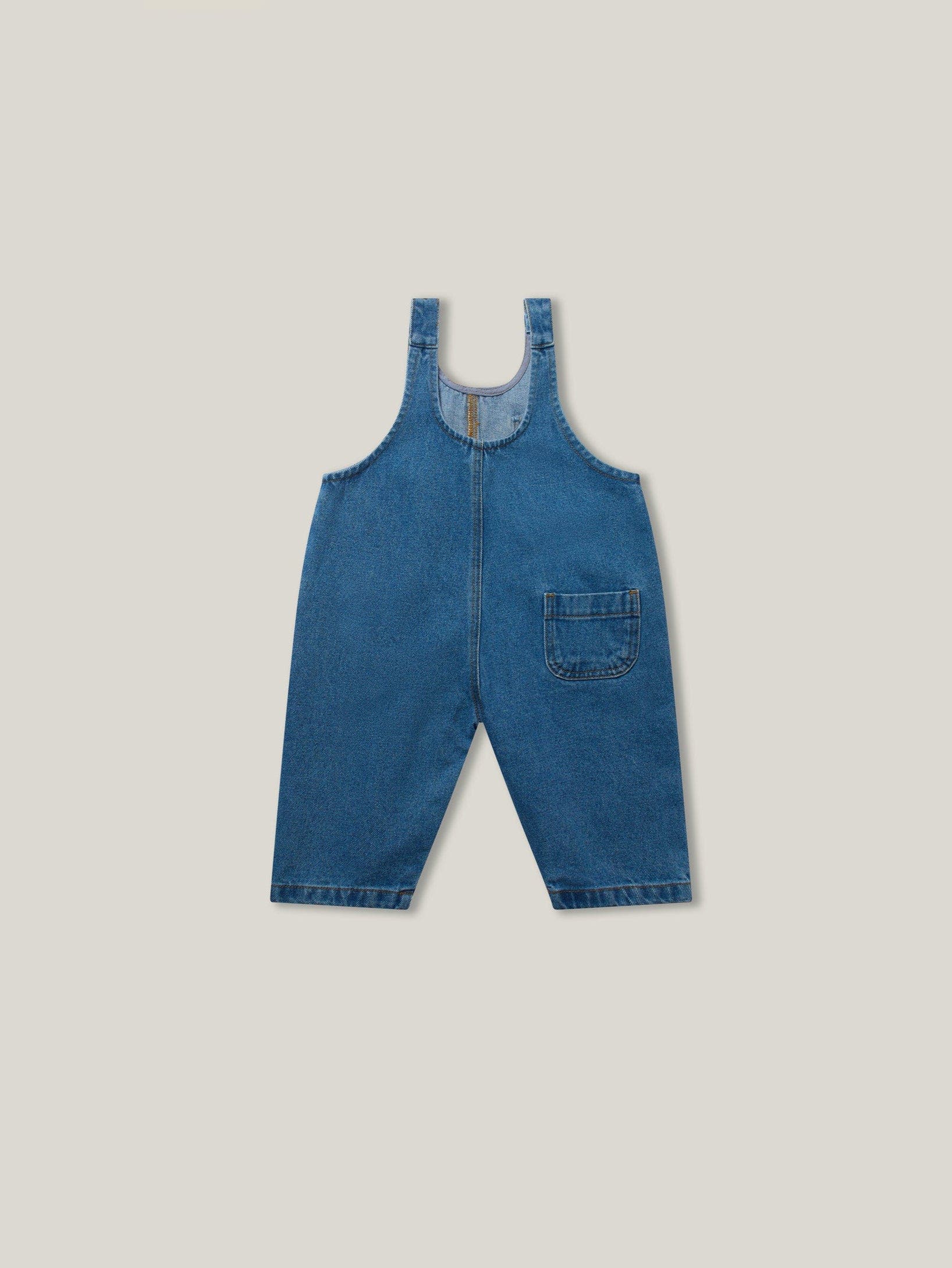 The Simple Folk The Oversized Denim Dungaree Kids | Nordstrom