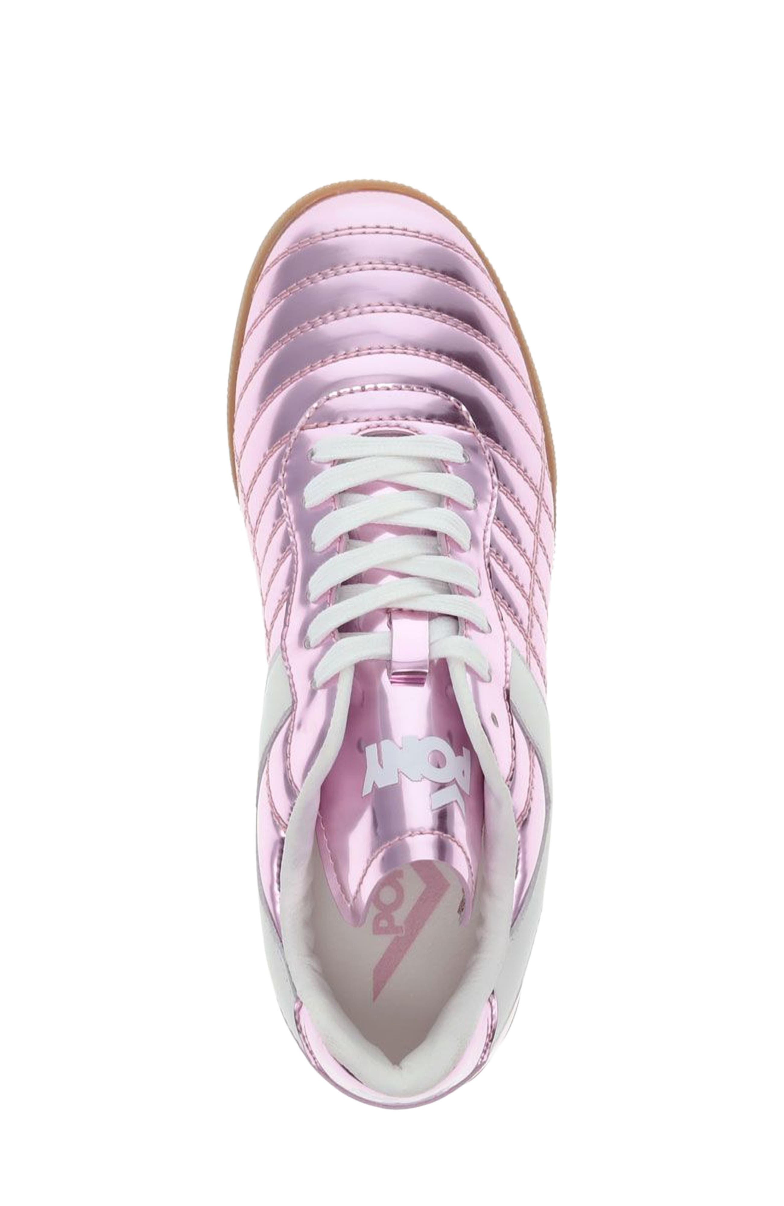 PONY Madrid 82 Metallic Sneakers, Alternate, color, Rose Gold/White
