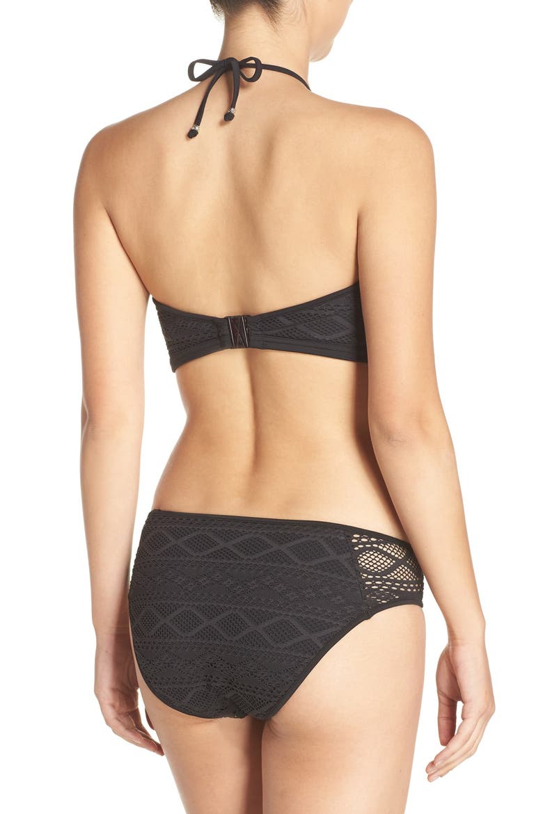 Hipster Bikini Bottoms, Alternate, color, BLACK