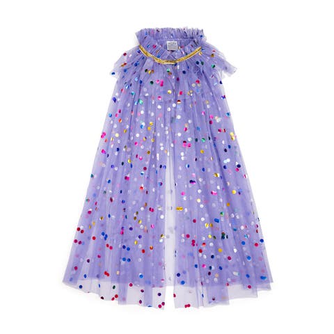 Lavender Confetti Cape (Toddler & Little Kid)