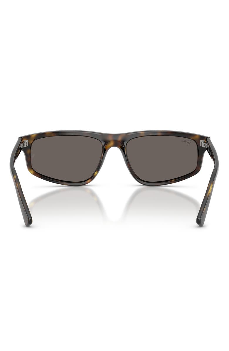 Ray-Ban Irregular Sunglasses, Alternate, color, Havana / Dark Grey