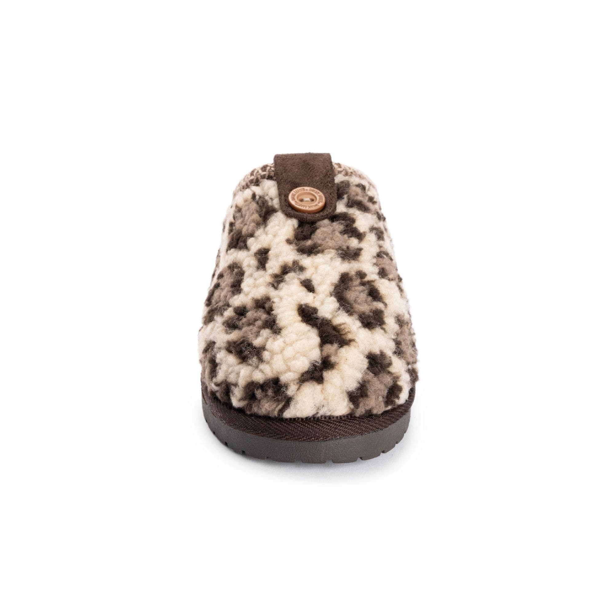 Women's Francie Microsuede Taped Clogs, Alternate, color, Cream Leopard